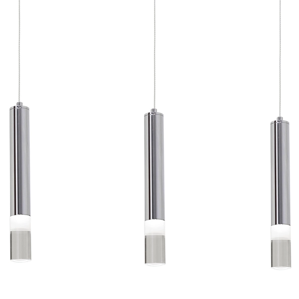 LAMPA wisząca ICE ML322 Milagro zwis OPRAWA listwa sufitowa LED 15W 4000K tuby sople chrom