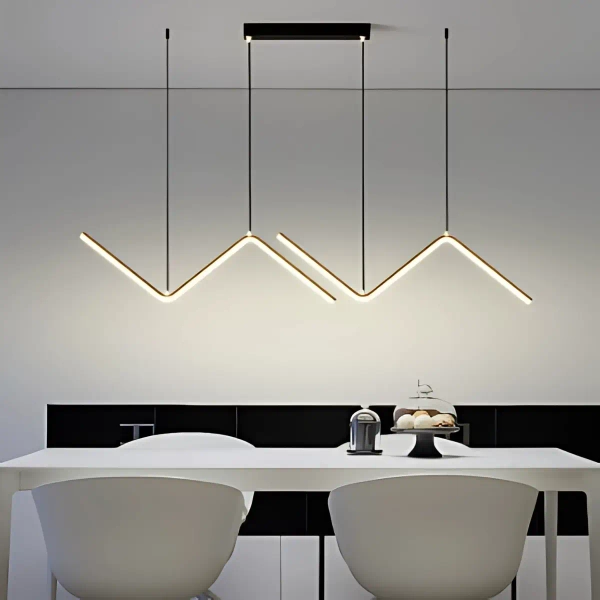 Designerska wisząca lampa Mont Blanc LWMB-90CM LED 26W 3000K czarny