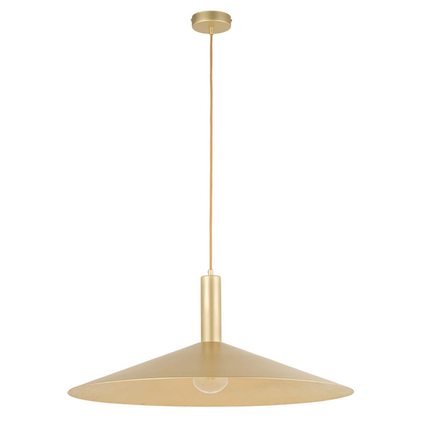 Zwisająca lampa nad stół Capri 41007 Sigma do kuchni stożek złota