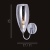 Kinkiet LAMPA ścienna GRACE MBM2170/1 A Italux OPRAWA chrom przydymiona
