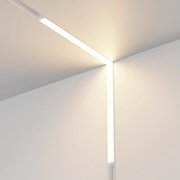 Lampa magnetyczna szynowa narożna Basis TR102-24W3K-W LED 24W 3000K gabinetowa biała