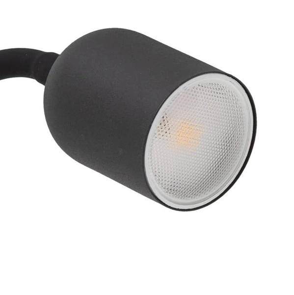Lampka nocna z klipsem tuba Top 4561 TK Lighting metalowa czarna
