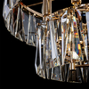 Regulowana lampa wisząca Puntes MOD043PL-12G crystal przeźroczysta