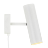 Lampa ścienna Mib 61681001 DFTP do salonu tuba rurka biała