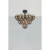 Lampa sufitowa kulista Merlot 108845 molekuły szklane czarne przydymione