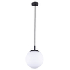Lampa wisząca nad wyspę Esme 5670 bubble zwis ball biała czarna