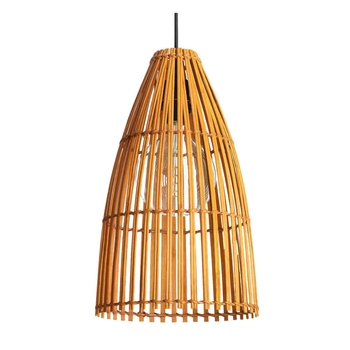 Ekologiczna lampa wisząca Boho ABR-LW7-BH-E27 Abruzzo japandi brązowa