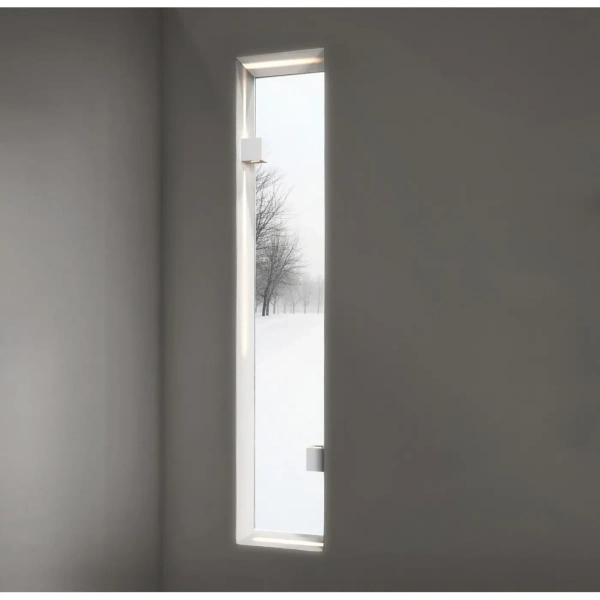 Prostokątna lampa ścienna Canto 49711001 LED 10,6W 3000K IP44 biały