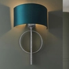 Kinkiet dekoracyjny L&-195222 Light& abażurowy morski srebrny