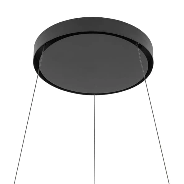 Wisząca lampa pierścień Circolo 10862 Nowodvorski LED 21W 4000K czarna