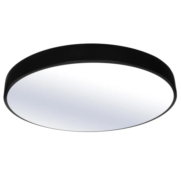 Minimalistyczny ledowy plafon sufitowy 1447 LED 60W 4000K czarny