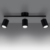 Sufitowa lampa Lemmi SL.1128 Sollux do jadalni reflektorowa czarna