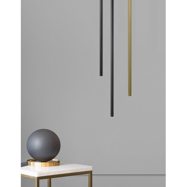 LAMPA wisząca LED BUGA LE41355 Luces Exclusivas tuba 5W 3000K czarna