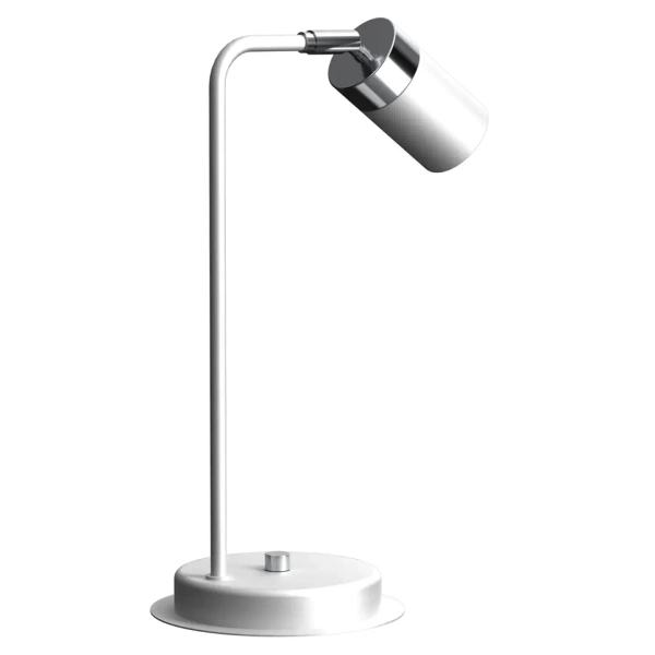 Loftowa lampa biurowa JOKER MLP7751 na biurko biało srebrna