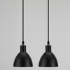 Lampa wisząca 2-punktowa Ray 63233003 Nordlux metalowa czarna