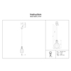 Lampa wisząca Roots MOD192PL-01W1 ekologiczna do kuchni czarna beżowa