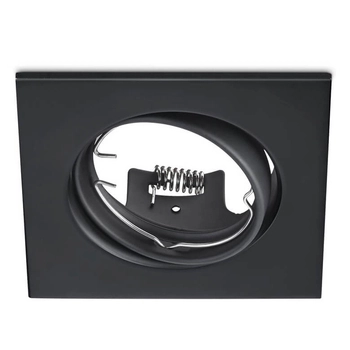 Wpuszczana lampa sufitowa JURA 650000132 kwadratowa z regulacją czarny