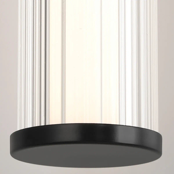 Lampa przyścienna Fayton QN-FAYTON-M-BK LED 21,6W 3000K IP44 tuba czarny