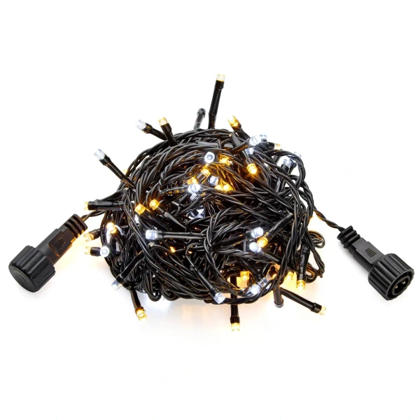 Zewnętrzna ozdoba świąteczna 8,1m 80 LED 2,4W biała ciepła