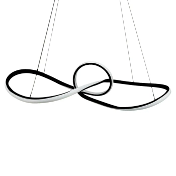 Lampa wisząca MARCO BLACK ML8116 LED 42W 4000K do salonu czarna