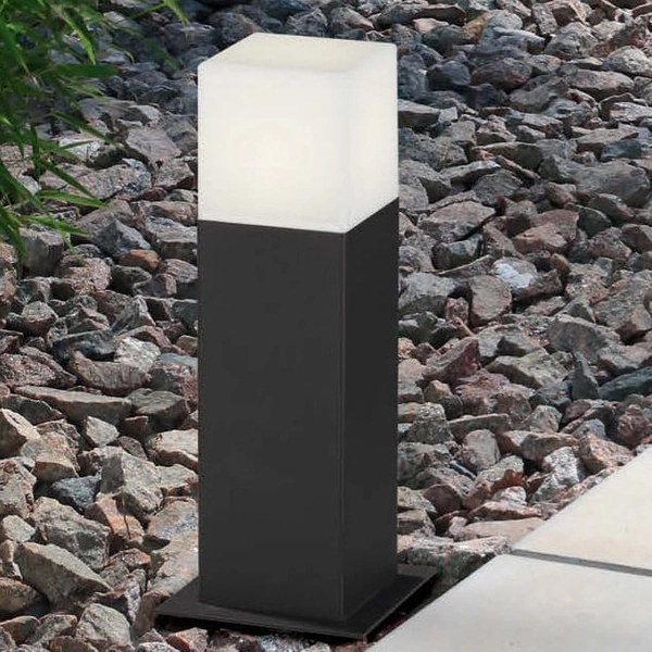 Stojąca lampa ogrodowa Hudson 420060142 słupek czarny na taras