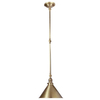 Loftowa LAMPA sufitowa PROVENCE PV-GWP-AB Elstead metalowa OPRAWA industrialna mosiądz