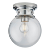 Kulista lampa sufitowa Cheswick 96138 IP44 chrom przezroczysty