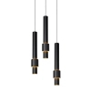 Wisząca lampa tubki MARGARY 24402/15/30 Lucide LED 12,9W 2700K czarny