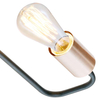 Lampa sufitowa HERPE 34-66923 metalowa pręty żarówki pająk czarny