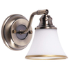 Klasyczna LAMPA ścienna GRANDO 6545 Rabalux klosz OPRAWA dzwon kinkiet bell retro patyna