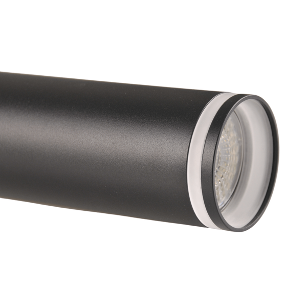 Wisząca lampa do systemu 1-fazowego Paris 321558 tuba metalowa czarna