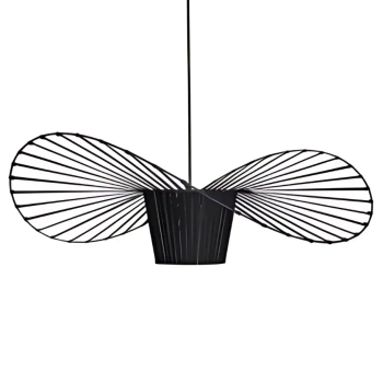 Żyrandol do salonu Paris LWPAR nad stół kapelusz czarny