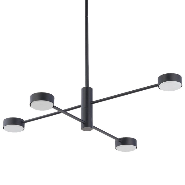 Regulowana LAMPA sufitowa ORBIT 7945 Nowodvorski loftowe molekuły pręty sticks czarne