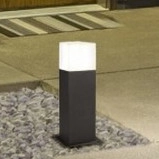 Stojąca lampa ogrodowa Hudson 420060142 słupek czarny na taras