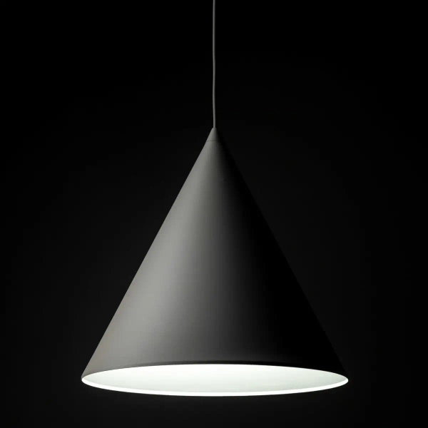 Wisząca lampa trójkątna CONO 10056 do salonu beżowy