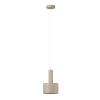Wisząca lampa kaszmirowa VITRUM metalowa walec 1xE27 nad stół 41552