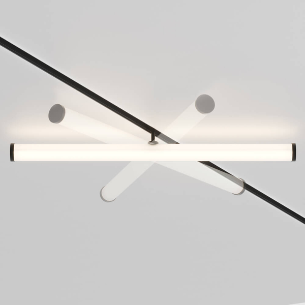 Lampa sufitowa magnetyczna Larc TR086-4-25W-DS-B LED 25W 2700-6000K czarny