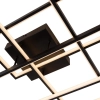 Sufitowa lampa geometryczna LOKERO 78101/60/30 LED 60W 2700-4000K czarny