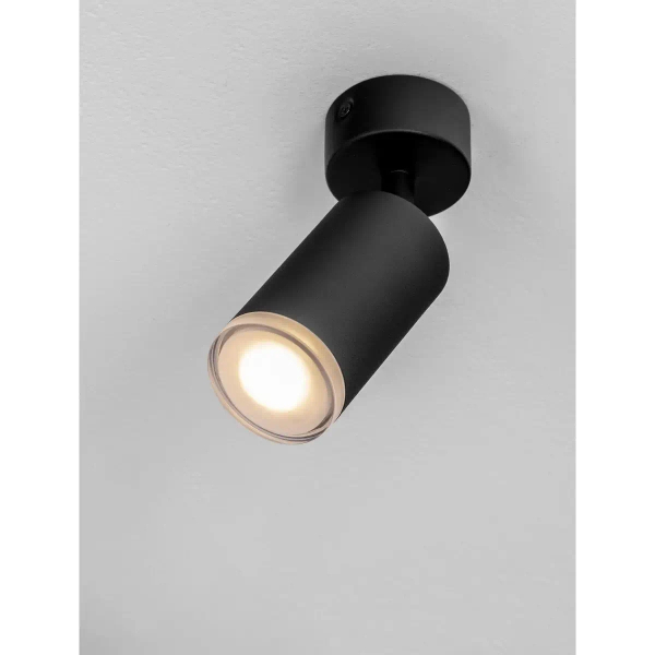 Regulowana lampa sufitowa ZENFARO LE45675 do salonu czarny