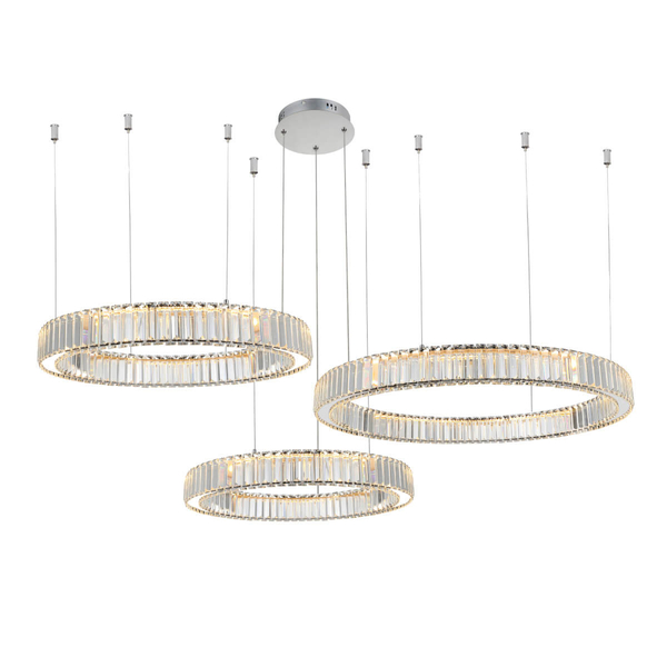 Potrójna lampa wisząca SPARK AZ5795 Azzardo LED 144W 3000K chrom