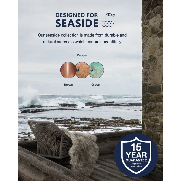 Kinkiet elewacyjny na zewnątrz Luxembourg 22671030 IP54 miedziany