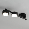 Podwójna lampa sufitowa Punto 40817 Sigma metalowa do przedpokoju czarna