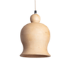 Wisząca lampa nad wyspę Fagioli ABR-LWMAN2 rustykalna drewniana