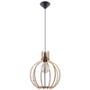 Drewniana lampa wisząca SL.0391 klatka do jadalni nad stół