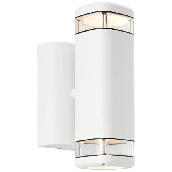 Zewnętrzna lampa ścienna Jandy 90968A05 góra-dół tubka IP44 biała