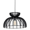 Drewniana lampa wisząca Kymi C 10575 Nowodvorski klatka czarna