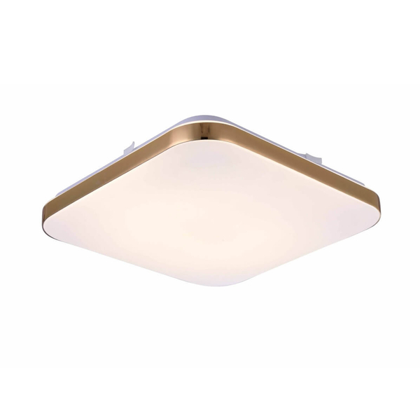 Kwadratowy plafon LED Babilon LP-335/1C S 4GD square Light Prestige 18W 4000K biały