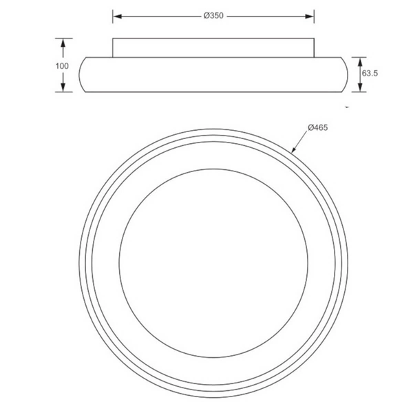 Sufitowy plafon kuchenny CARDONA 649614531 Trio LED 29W 2300-4000K biały