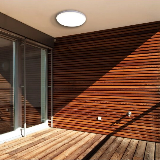 Biała lampa sufitowa Como 1279223 LED 11,5W 3000K z efektem kryształu