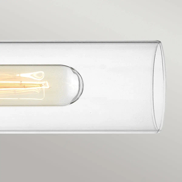 Podwójna lampa ścienna Ellison HK-ELLISON2-BK-BN nad lustro IP44 nikiel